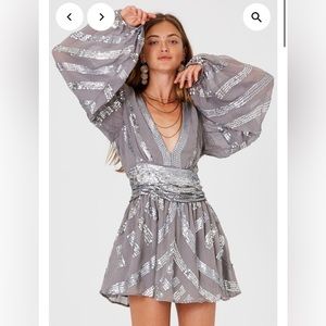 Jen’s Pirate Booty Prophecy Lapis Mini Dress